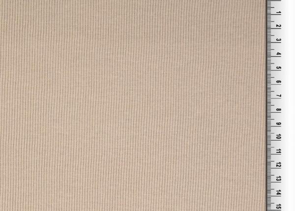 90 cm Bündchenstoff Grobripp Beige